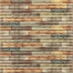 Самоклеюча декоративна 3D панель 700x700x8.5мм Мікс бамбук Кольоровий (073) SW-00000090