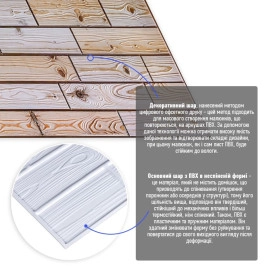 Декоративна ПВХ панель 960х480х4мм SW-00000578