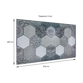 Декоративна ПВХ панель 960х480х4мм SW-00000579