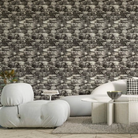 Самоклеючі шпалери 2800х450х1,5мм Сіра цегла SW-00000724