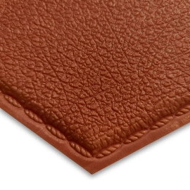 Декоративний шестикутник самоклеючий під шкіру 200x230мм Коричневий (1103) SW-00000743