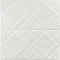 Самоклеюча декоративна настінно-стельова 3D панель вензеля в ромбі 700х700х5мм (374) SW-00000881