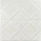 Самоклеюча декоративна настінно-стельова 3D панель вензеля в ромбі 700х700х5мм (374) SW-00000881